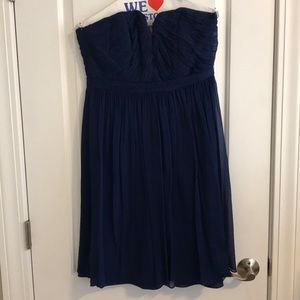 JCrew Nadia Navy Bridesmaid Dress size 8